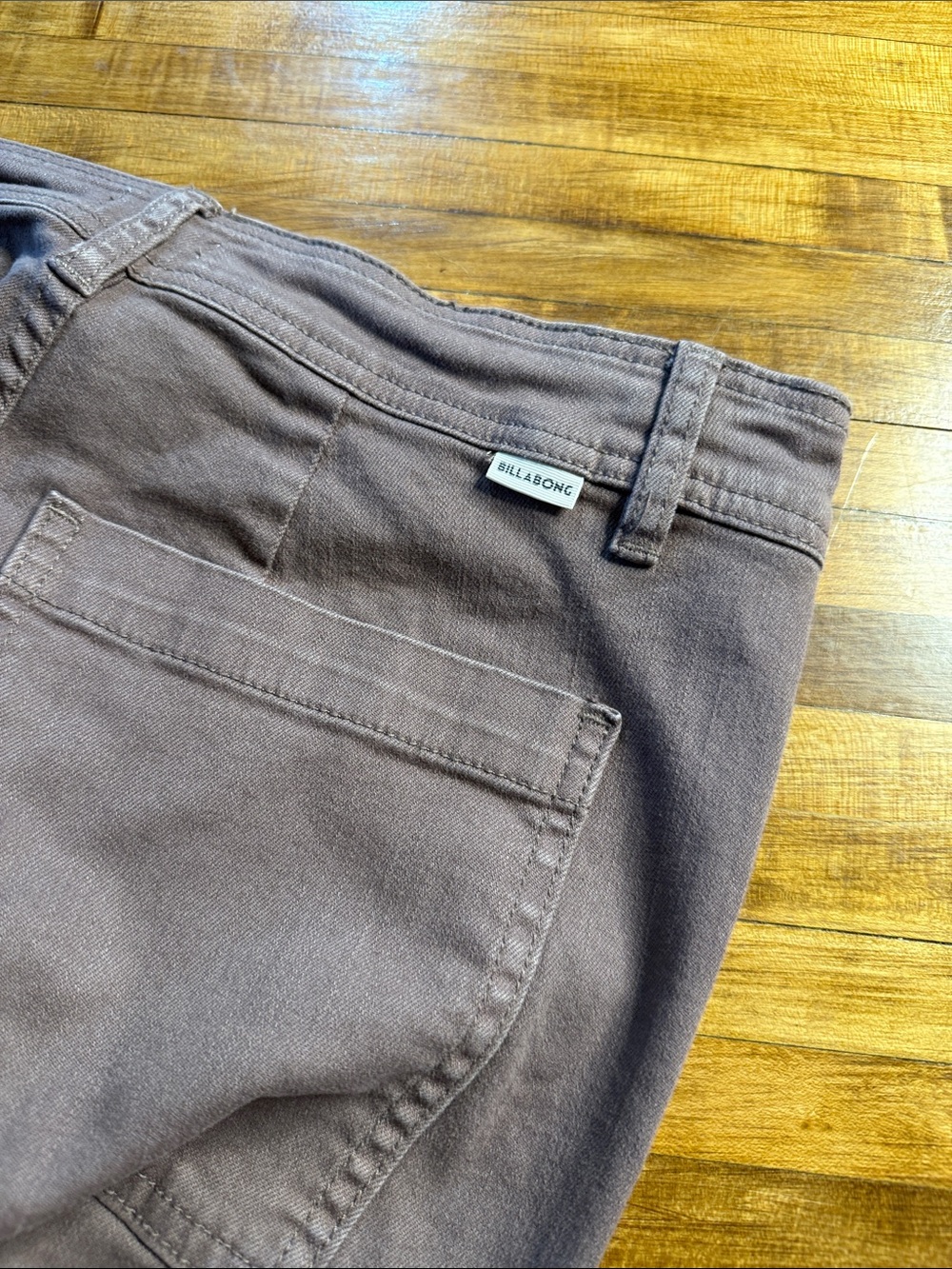 Billabong Wide-Leg High Rise Jeans in Brown Sz 31 (z) - Picture 6 of 6